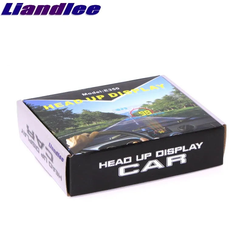 Liandlee HUD For Mercedes Benz A CLA MB W176 C117 X117 2013~ Digital Speedometer OBD2 Head Up Display Big Monitor Racing HUD