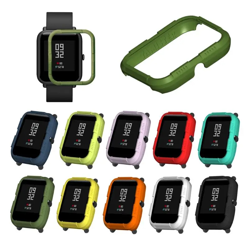 

Hard PC Protective Case Cover Protector Frame Shell Replacement for Huami Amazfit Smart Watch Accessories