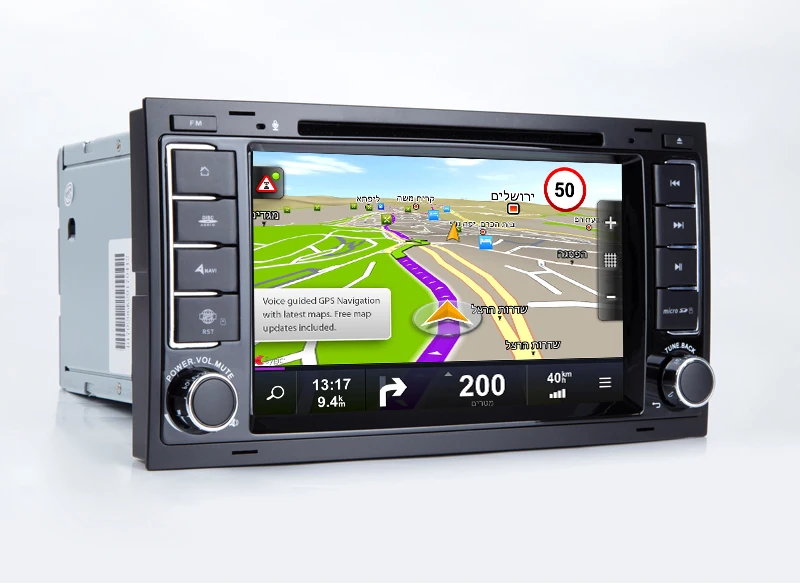 Sale HIFIF Android 7.12 Two Din 7 Inch CarDVD Player For Touareg/Volkswagen With Dual Channel Canbus 3G Wifi GPS Navigation Bluetooth 6