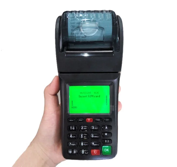 Портативный POS с принтером совместим 3G/GPRS/SMS/USSD/STK | Компьютеры и офис