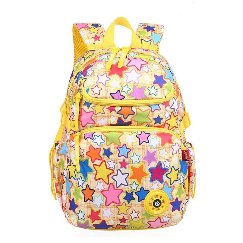 Buy school bags for girls cute yellow star bookbag