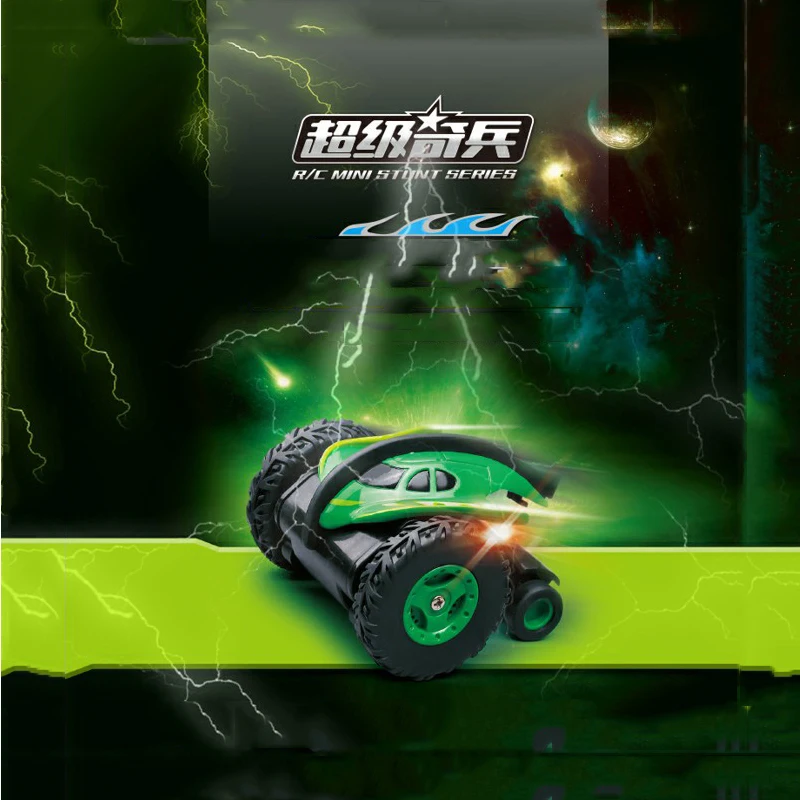 

Rc Car Devil Fish Mini Stunt Car Dump Jumping Sumo Truck Remote Control Car Jump Off-Road Climbing Anti-Skid Children'S Toys