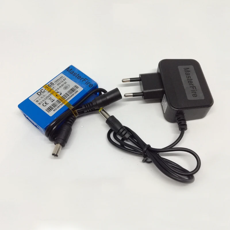 MasterFire-Mini DC-168 portátil de alta capacidad, batería recargable de polímero de iones de paquete de celdas para CCTV, 12V, 1800mAh, nuevo AliExpress electrónicos
