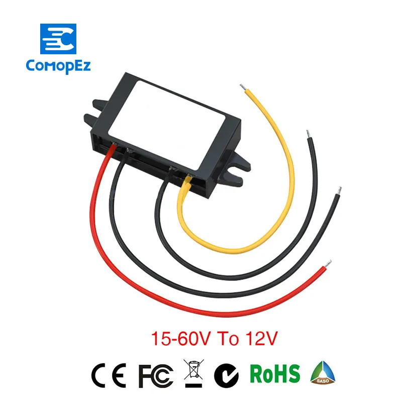 

24/36/48/60V to 12V DC-DC Buck Converter 8A
