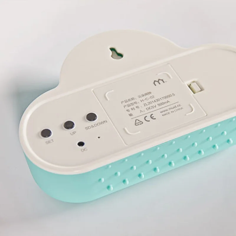 Sound Control Cloud Led Alarm Clock for kids digital electronic desk clock table watch nixie clock gun wake up Snooze bedside Sound Control Cloud Led Alarm Clock for kids digital electronic desk clock table watch nixie clock gun wake up Snooze bedside