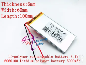 

Polymer lithium ion battery 3.7 V, 6060100 5000mAh can be customized wholesale CE FCC ROHS MSDS quality certification