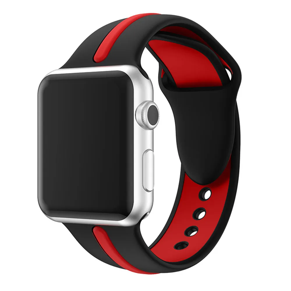 Ремешок для часов силиконовый apple watch Series 4/3/2/1 42/38/40/44 мм|Ремешки часов| |