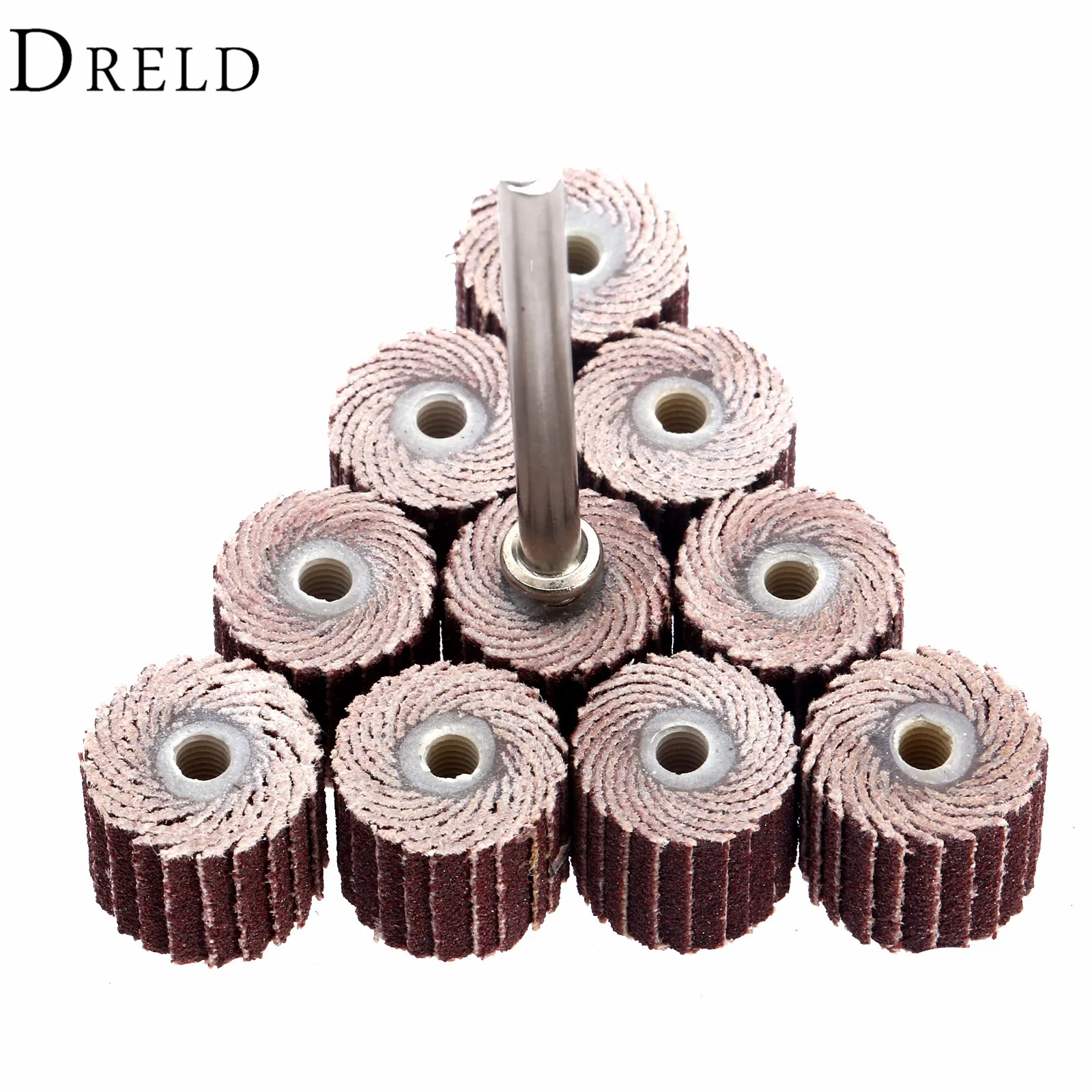 10 шт. аксессуары для Dremel шлифовальный диск с откидной крышкой 240 Grit 10x10x3 мм