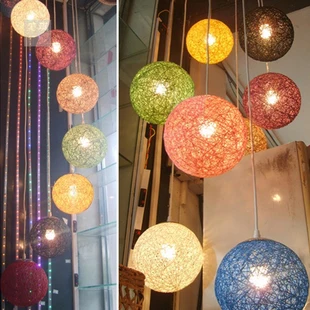 

Chromatic Vine Ball Light Bird Nest Ceiling Lamp For Cafe Bar Dinning Room