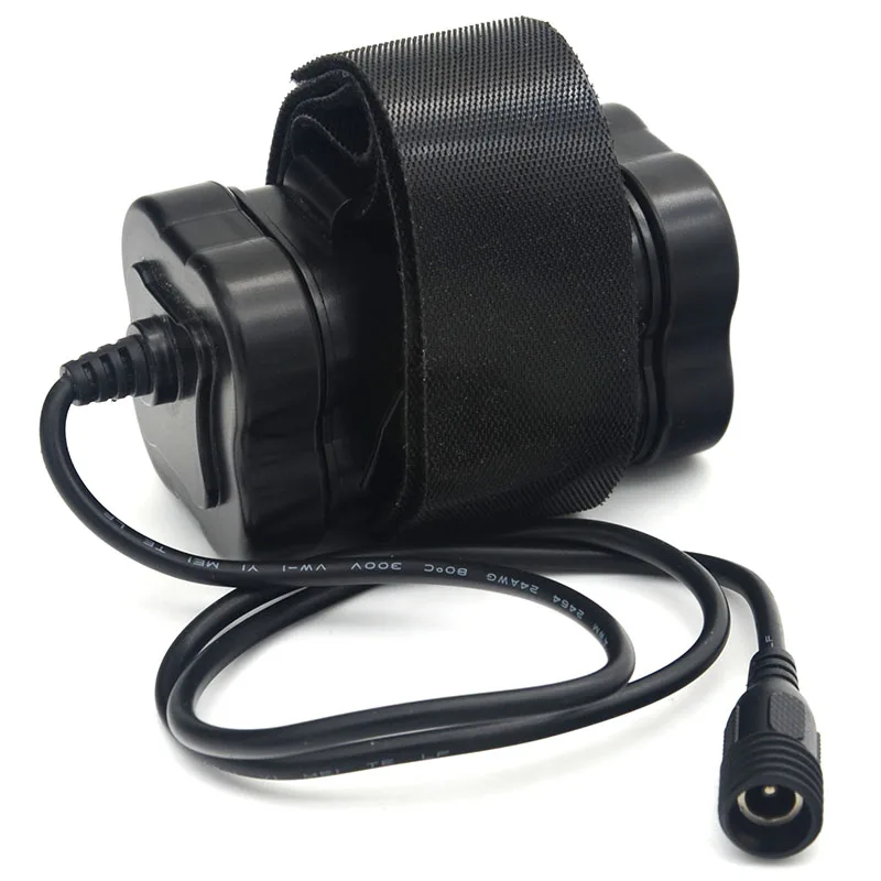 Cheap New Hight Quality Waterproof Bike Light 4x 18650 Battery Pack 8.4V for SolarStorm X2 X3 U2 T6 BIke front Lamp + Charger 3