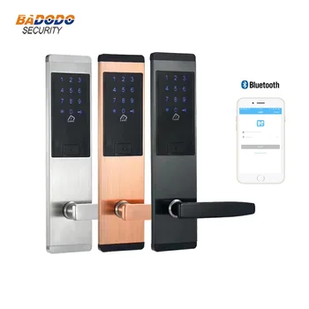 

Electronic Door lock Smart Remote Bluetooth Code APP control Door Lock Unlock With APP password IC card mechanical key