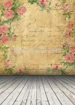 

Art Fabric Photography Backdrop Floral Custom Photo Prop backgrounds 5ftX7ft D-2256