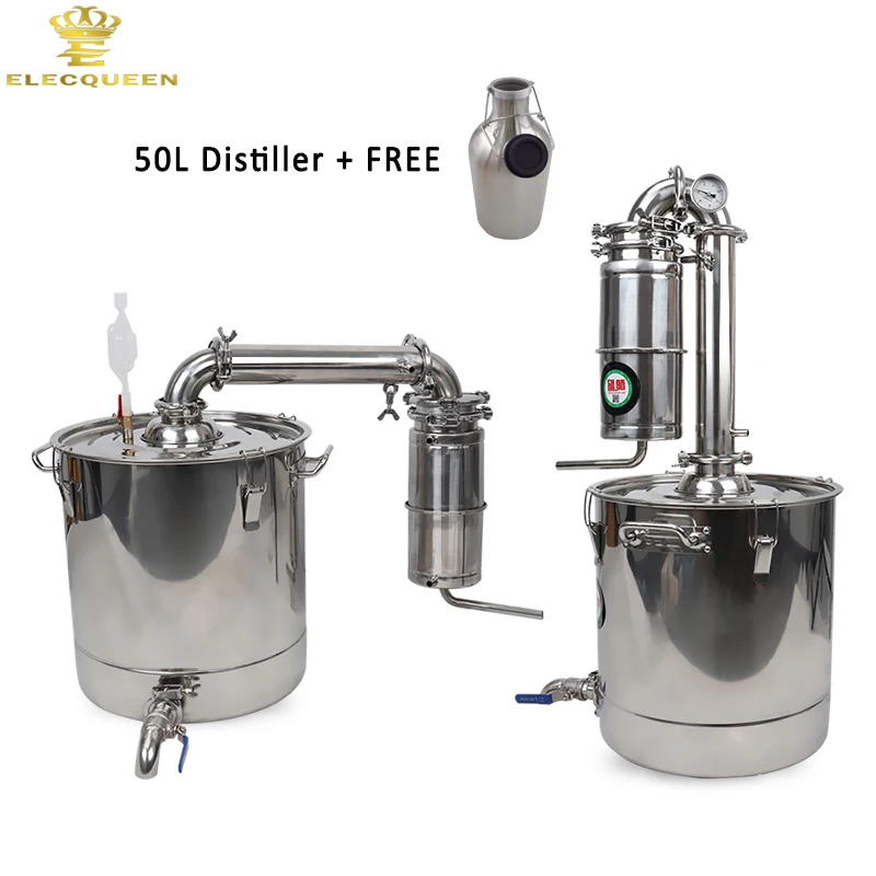 50L Stainless Home Equipment Wine Distillation Boiler Brewing Equipment