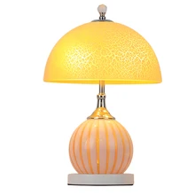 Настольная лампа для спальни прикроватная креативная Европейская современная простая Свадебная индивидуальная учебная теплая прикроватная лампа CL FG378