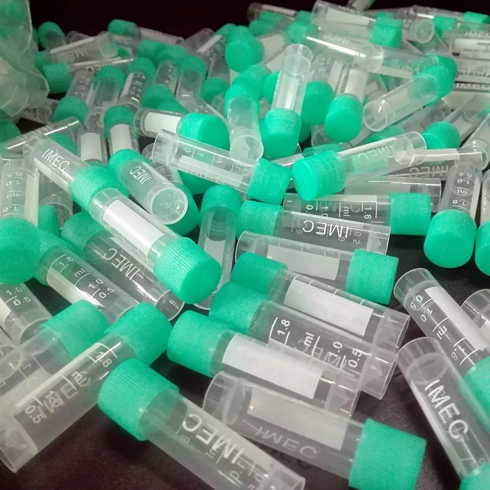 100 piece 1.8 ml Laboratory freezing tubes plastic centrifuge tube with
