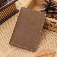 Кошельки визитница Старинные Марки сумка Тонкий Отсека Карты Crazy Horse Кожи Prote Карт Деньги органайзеркошелек мужской