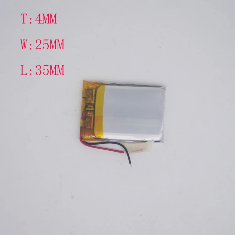 

3.7V polymer lithium battery 402535 CarLog MP3 Bluetooth card speaker MP4 navigator general purpose