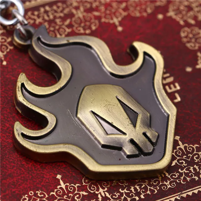 Anime Jewelry Bleach Logo Bronze Alloy Keychain