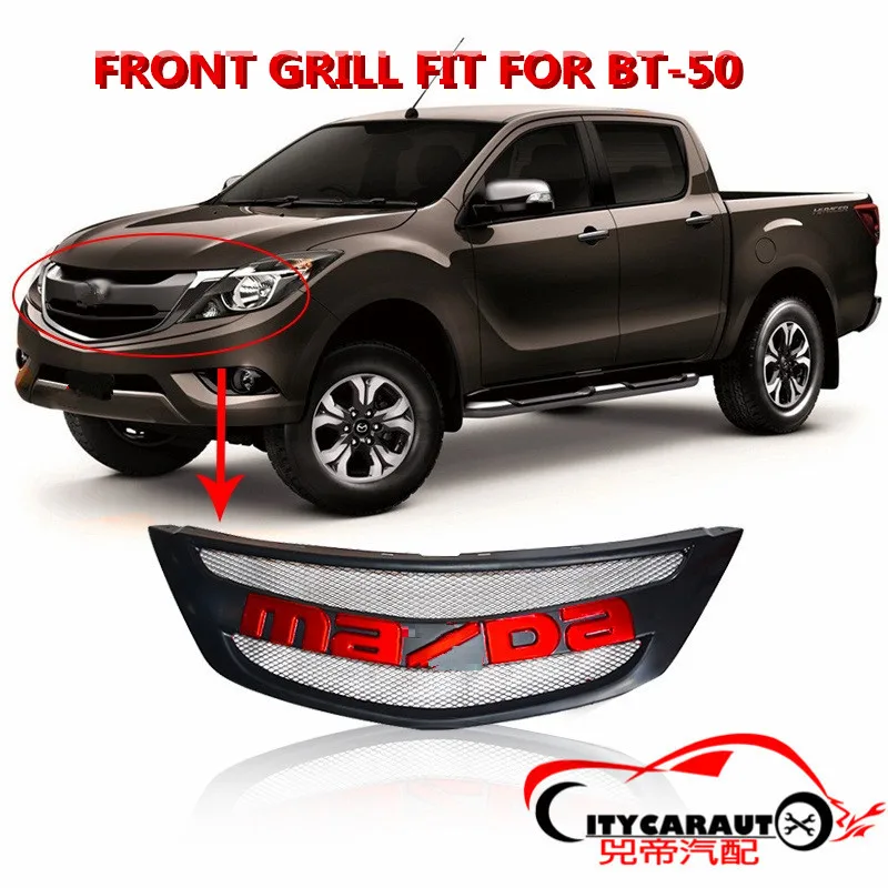 

CITYCARAUTO FRONT RACING GRILL GRILLE CAR STYLING NEW FRONT GRILL RACING GRILLS FIT FOR MAZDA BT50 BT-50 CAR WITH FREE SHIPPIN