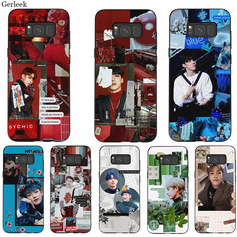 

Mobile Phone Case For Samsung S10 Plus S10E S9 S8 S7 S6 Edge Note 8 9 M40 M30 M20 M10 Cover ATEEZ Case Shell