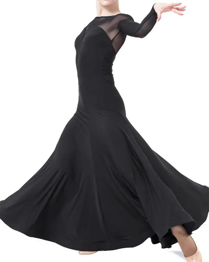 black ball room gowns