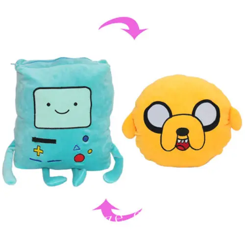 

Adventure Time Jake BMO Transformation Soft Plush Pillow Cushion Toy 33cm