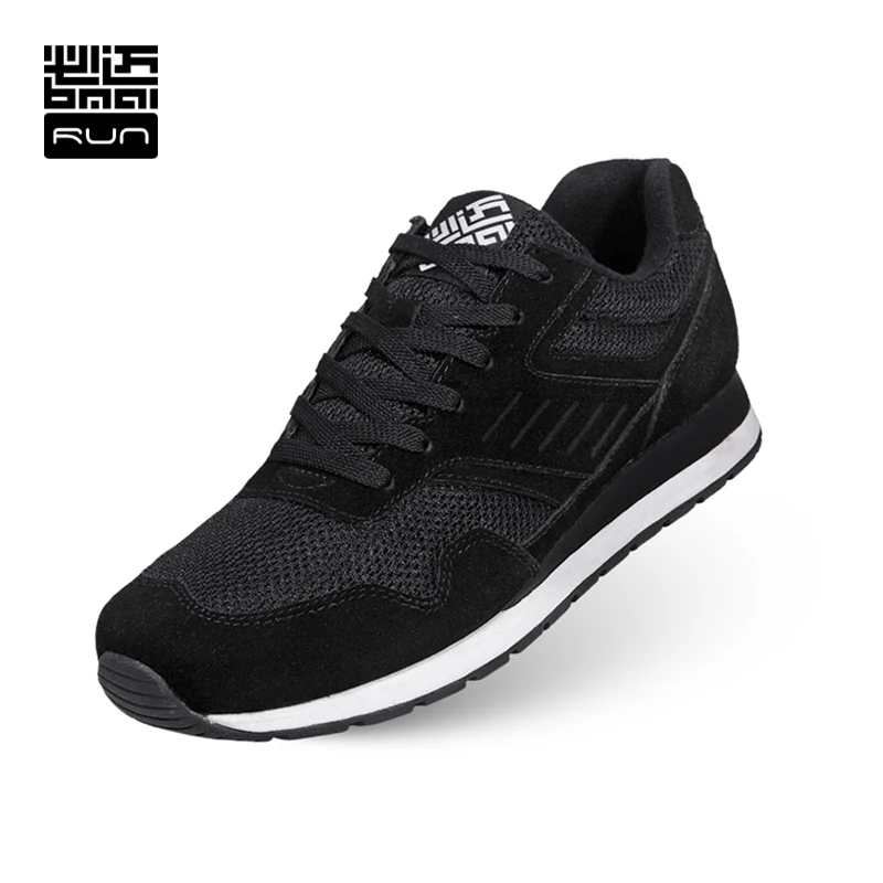 BMAI Cushioned Running Shoes Woman Zapatillas Deportivas Hombre Mujer Breathable mesh Outdoor Sports Sneakers Shoes Lovers