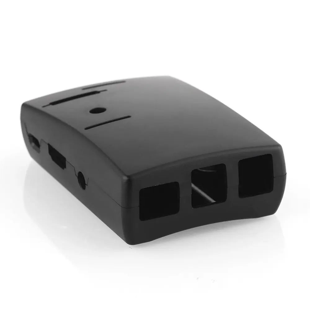 Чехол для Raspberry Pi3 Model B + ABS защитный чехол совместимый с Pi 3 2 черный прозрачный