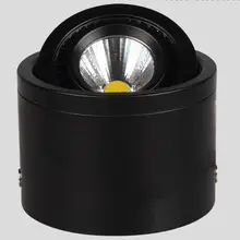 COB светодиодный светильник s 3 Вт 5 Вт 7 Вт 10 Вт 12 Вт 15 Вт поверхностный монтаж светодиодный потолочный лампы точечного освещения вращение на 360 градусов светодиодный светильник s