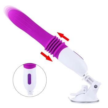 Hismith Automatic Powerful Sex Machine Hand Free Sex Machine Gun for Women Vibration Dildo with Sucktion 3 Kinds Thrusting 10 Sp 3