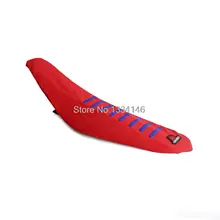 Red Motorcross Gripper Soft-Grip Seat Cover For Honda CRF250X CRF450X 2005-2016 CR125R CR250 1999-2007