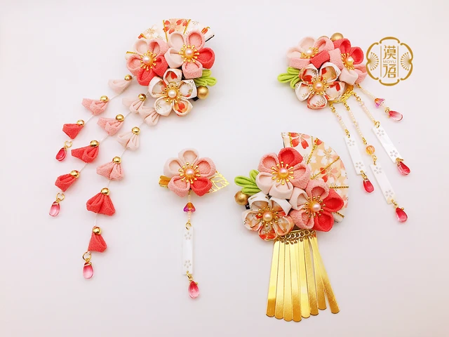 Traditional classical Hair accessories Photo shoot bridal headdress  Japanese-style hair accessories