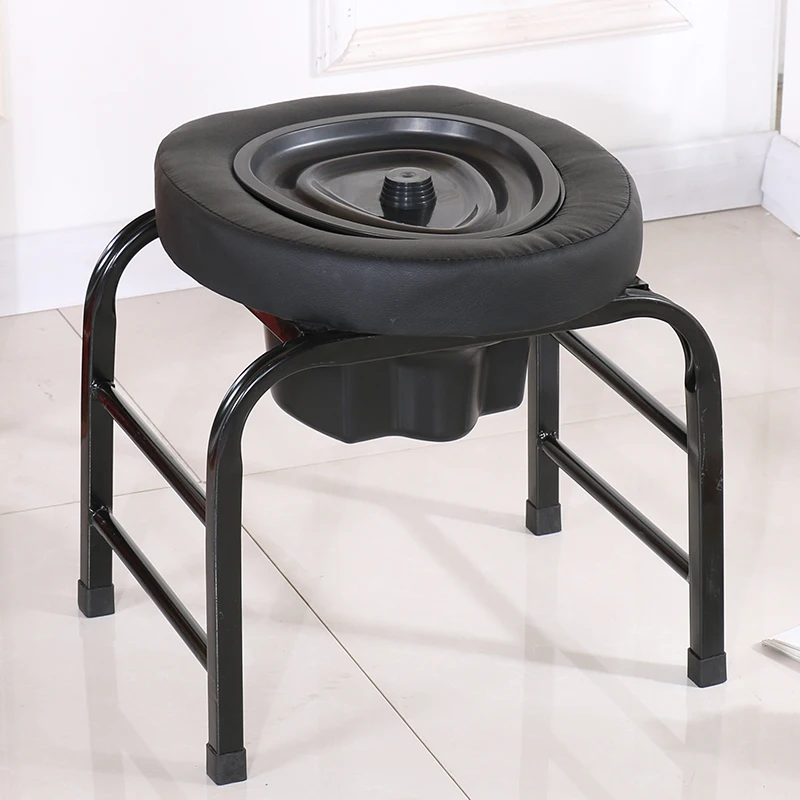 

Commode - Seat Commode For Senior Adults, Handicap, Elderly, Pregnant Woman-, Folding, Portable, Medical Toilet Chair Stool