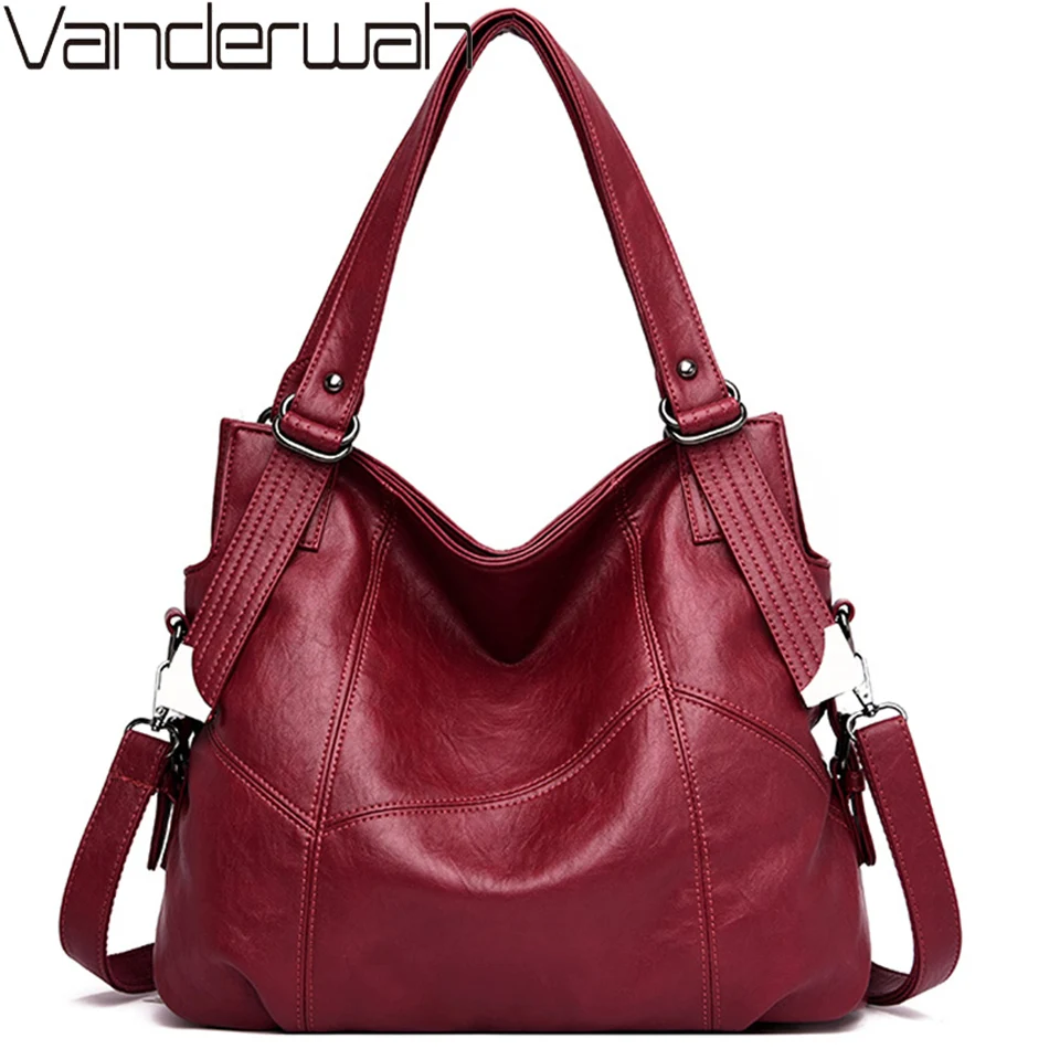 

Ladies Hand Bags 2019 Casual Tote leather luxury handbags women bags Designer Bags Large Capacity Women Shoulder Bag Sac A Main