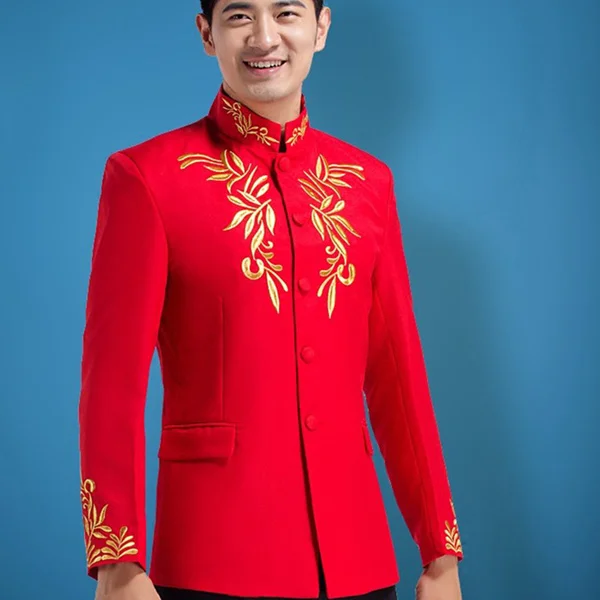 2018 trendy male version of stage collar performance costumes03