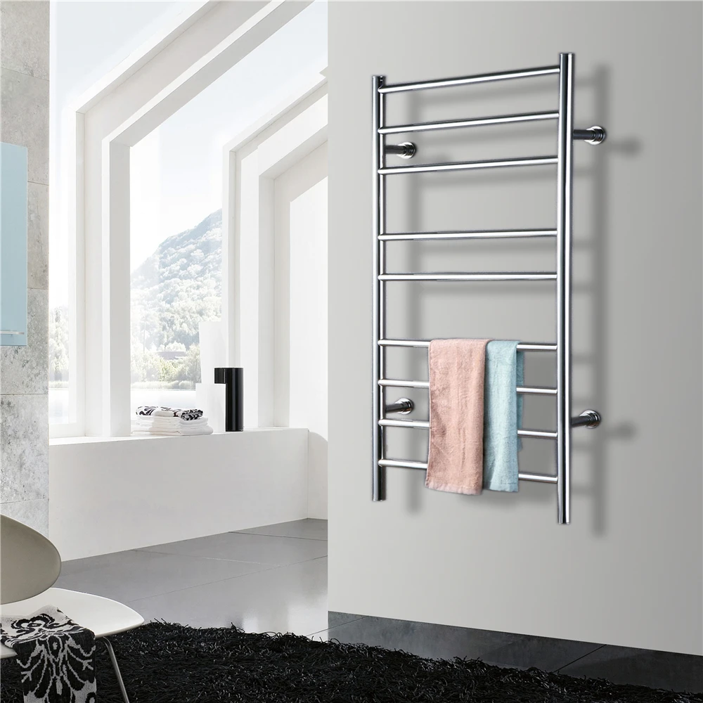 Нержавеющая сталь 304 Лестница Стиль Настенный полотенце более теплый стеллаж Электрический Полотенцесушитель полотенцесушитель HZ-927A