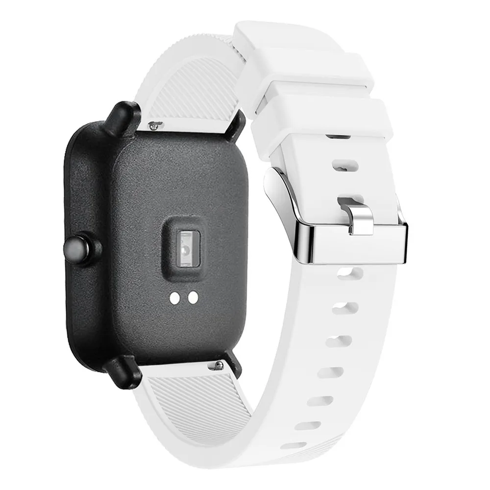 Ремешок силиконовый для Xiaomi Huami Amazfit Bip BIT PACE Lite Youth спортивный сменный Браслет