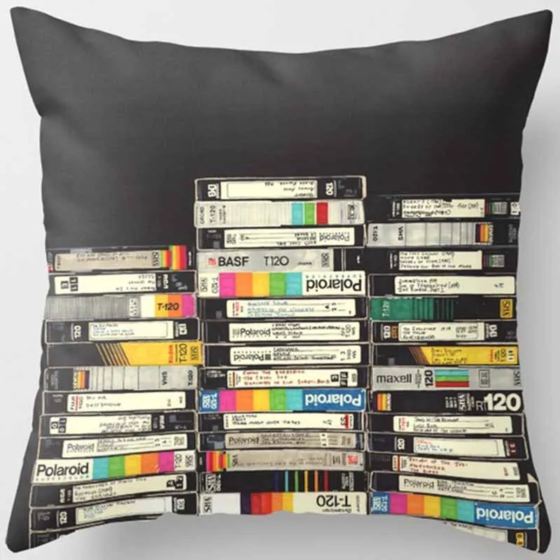 Hot sale beauty books pillow case men women girls ladies square pillow cases home creative color pillow cover 45*45cm