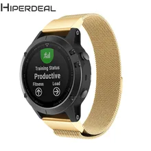 5 цветов роскошный ремешок для Garmin Forerunner 935 новая Миланская Магнитная Петля из нержавеющей стали ремешок модный ремешок QIY04