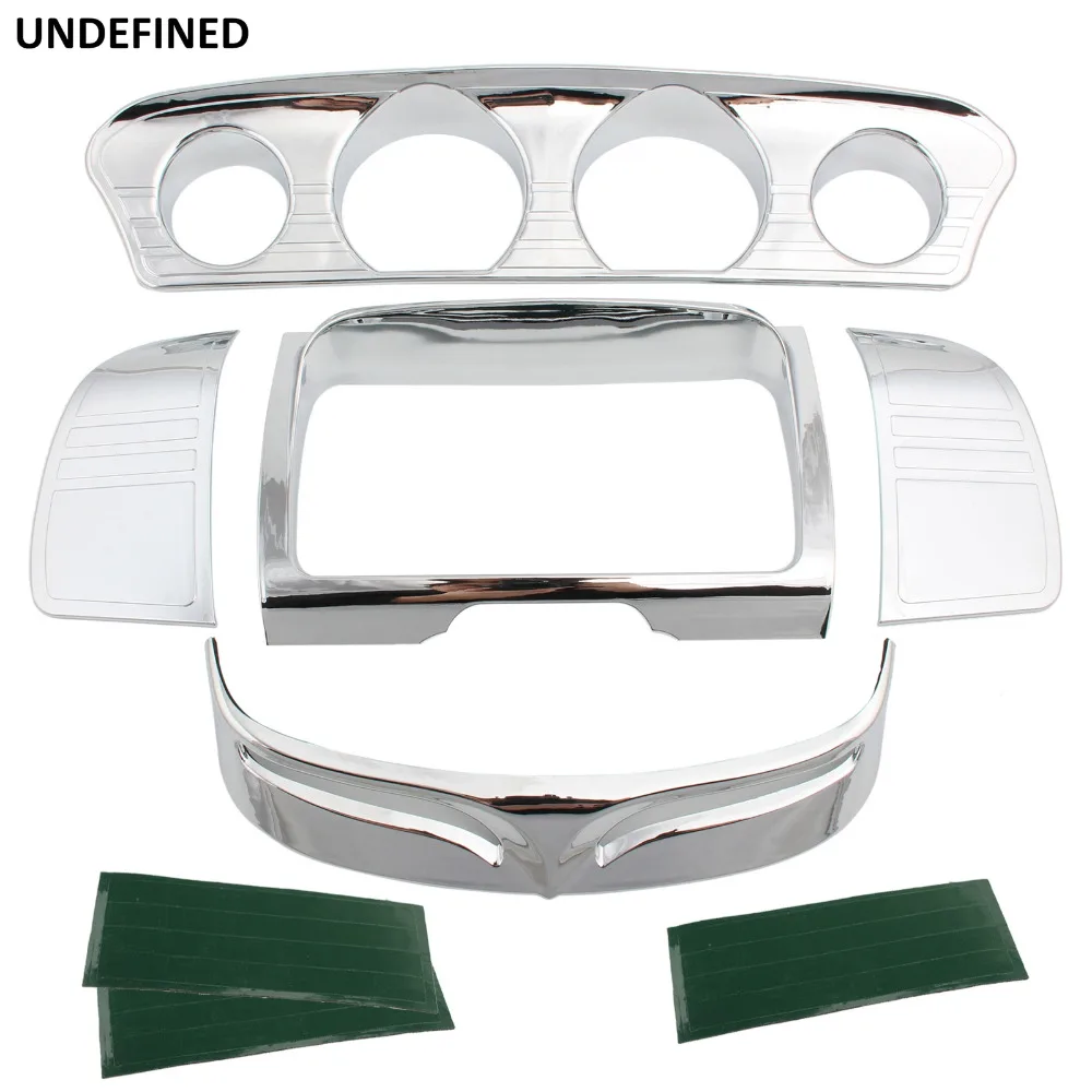 

Motorcycle Switch Panel Stereo Accent Trim Gauge Radio Bezel Speaker Cover Trim For Harley Touring Electra Street Glide 2014 Up