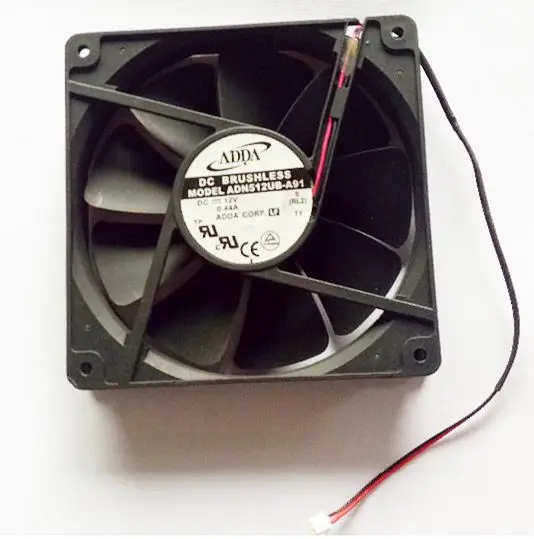 

ADDA ADN512UB-A90 DC 12V 0.44A 13525 13.5cm dual ball bearing chassis cooling fan