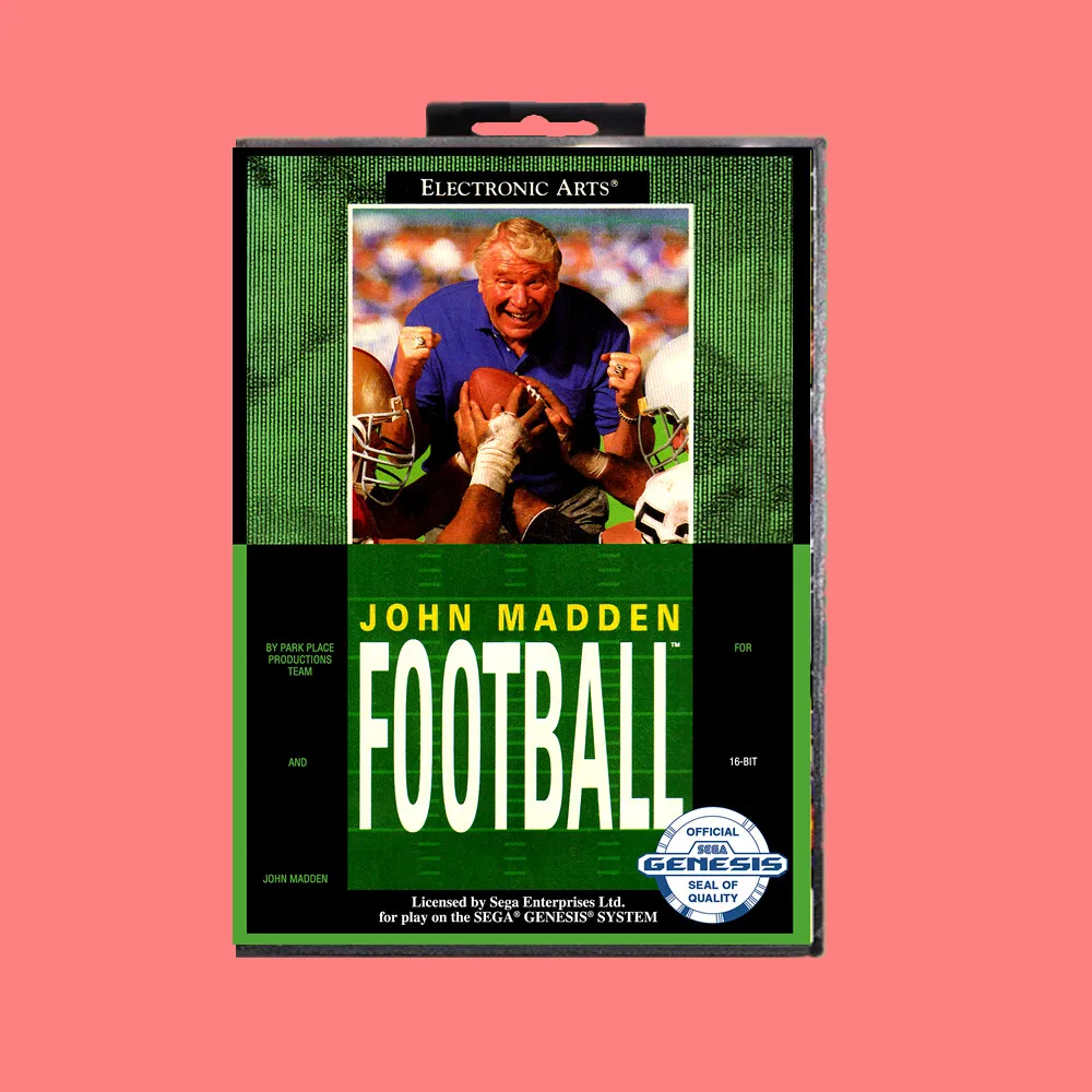 Игровая карта John madden football 16 Bit MD с розничной коробкой для Sega Genesis &amp Mega Drive |