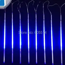 [Seven Neon] синий AC110-220V 3 м 10 шт./компл. 20 Вт 50 см длинные 60 светодиодов/шт 3528led smd Светодиодная лампа трубка Метеор