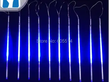 

[Seven neon]Free shipping blue AC110-220V 3meters 10pcs/set 20W 50cm long 60leds/pcs 3528led smd led meteor tube light