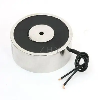 

264.5LB 24V 100mm Electric Lifting Magnet Electromagnet Solenoid Lift Holding