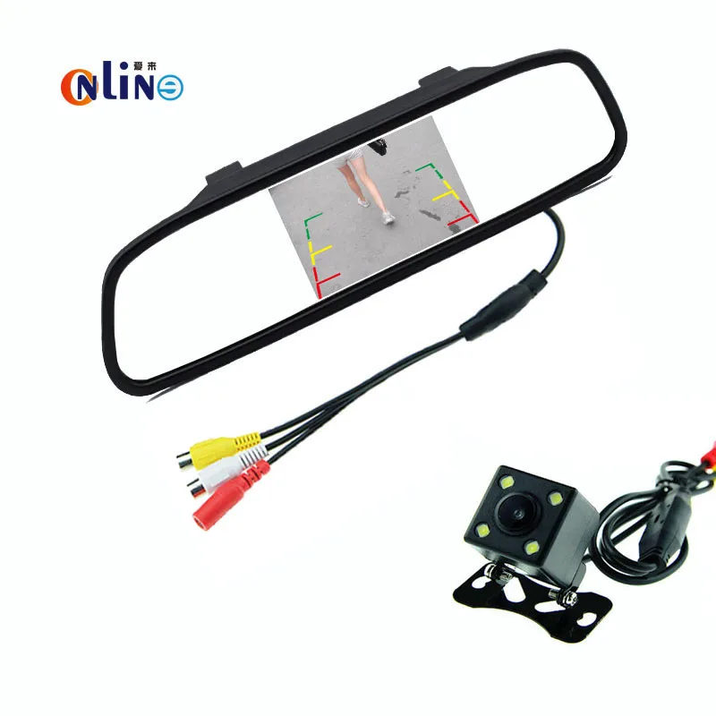 4.3 ''ДИСПЛЕЙ TFT-LCD Экран Заднего Вида Монитор + 420 ТВ Линий Ночного Видения