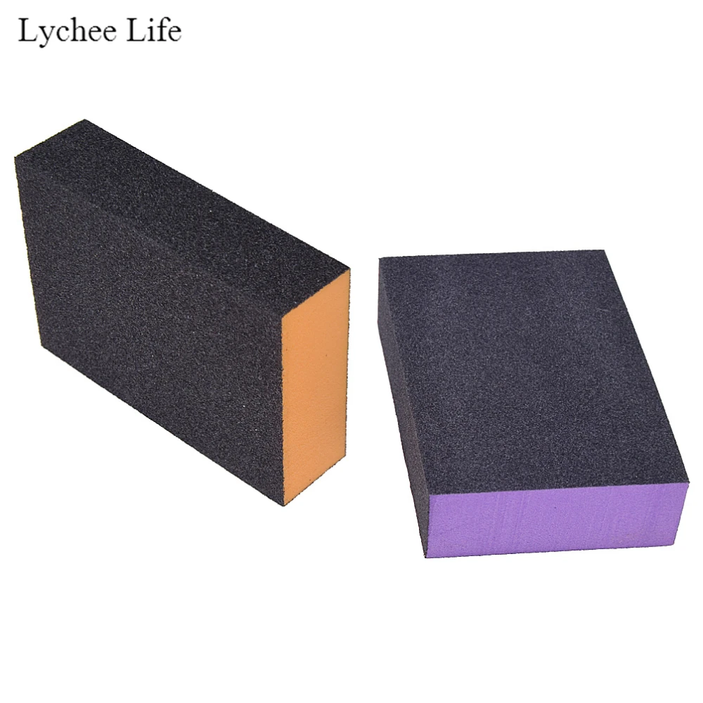 Lychee Life 80 240 сетчатая Губка для полировки песка бумажный песочный Блок Эластичный шлифовальный инструмент для глиняной керамики