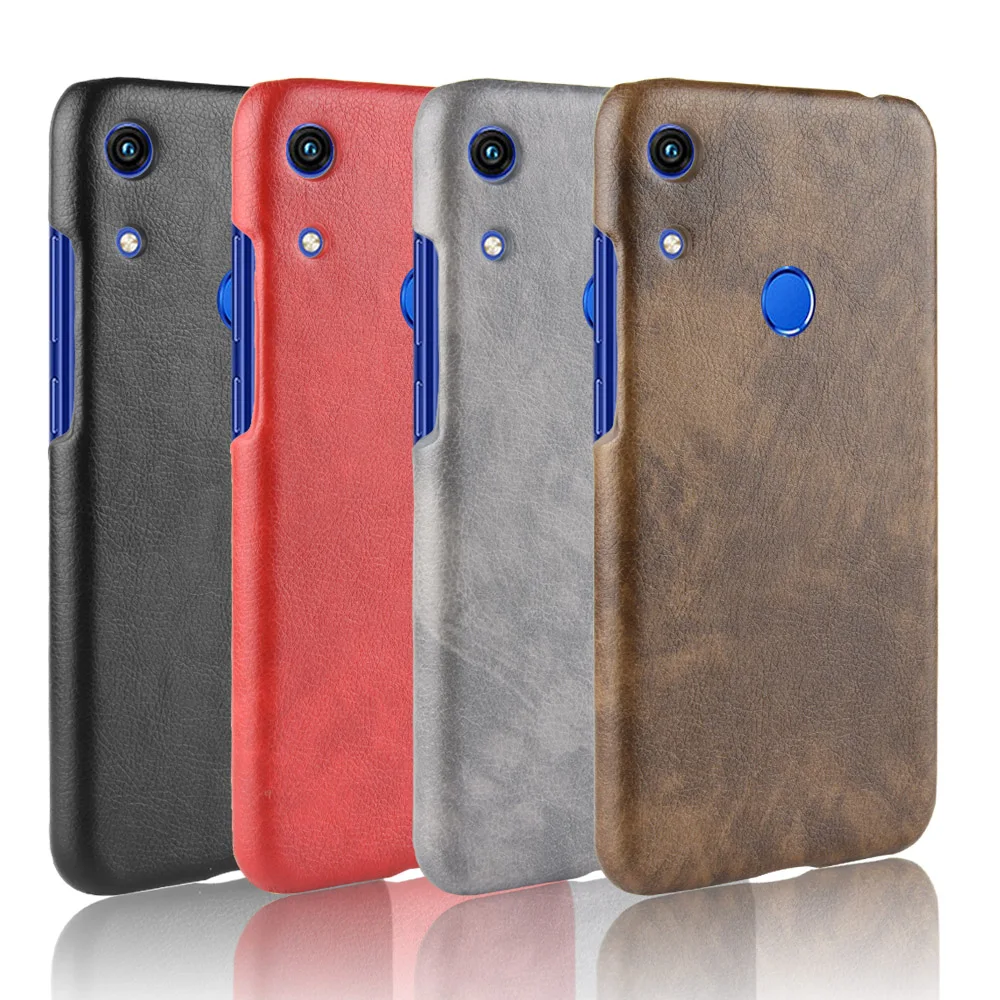 Litchi Leather Back Hard Case for Huawei Honor 8A 7A 8C 7C 8X MAX P Smart Plus 2019 Play Y5 Y6 Pro Y7 2018 Cover Phone Cases |