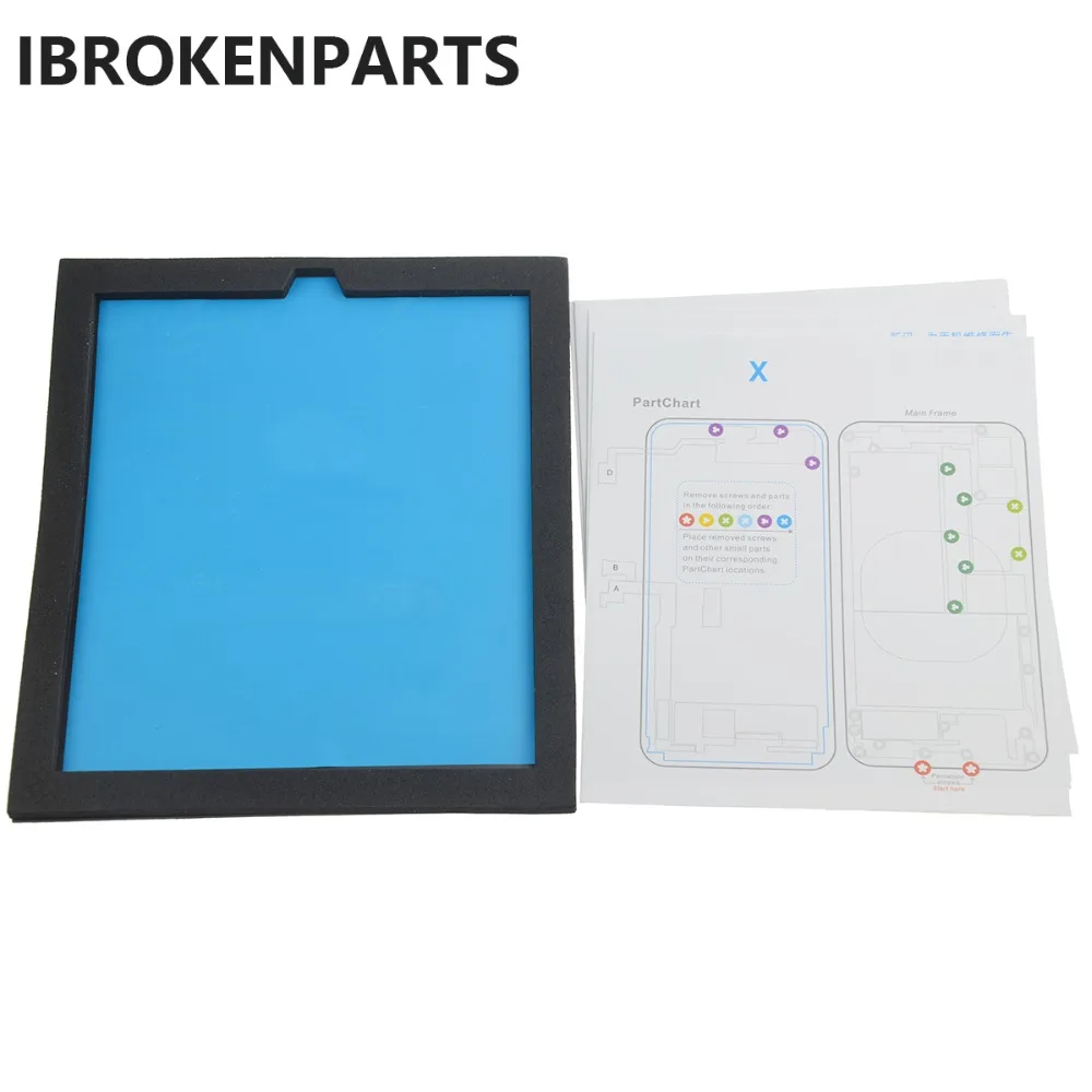9 in 1 Magnetic Screw Chart Mat Repair Guide Pad for iPhone 6 6S 6P 6SP ...
