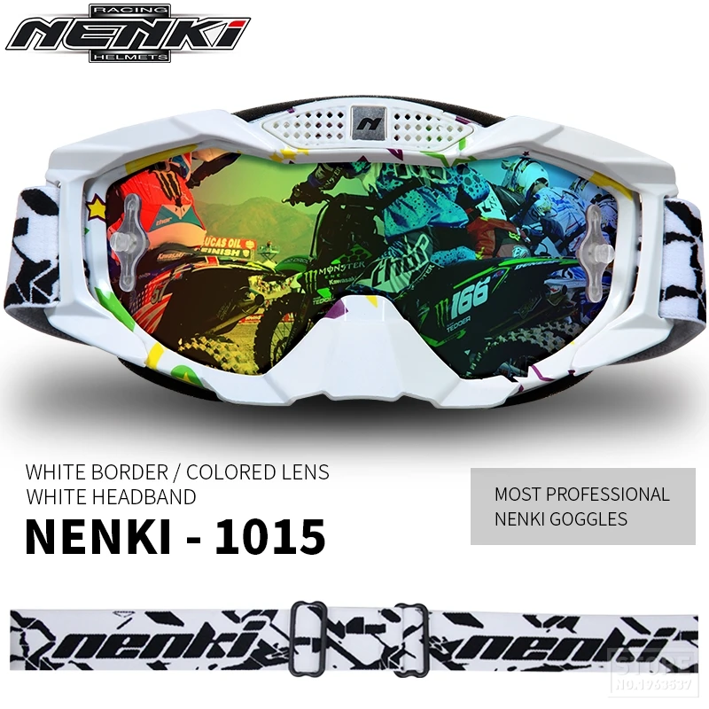 NENKI Lunettes Moto rcycle очки для мужчин и женщин внедорожные очки для мотокросса MX ATV Dirt Bike лыжные очки шлем очки